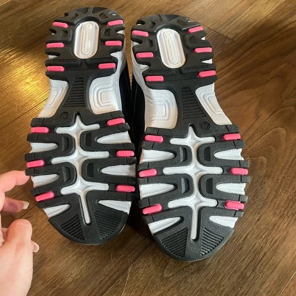 Champion Women's Black & Pink Athletic Slip-On Sneakers - Picture 7 of 8